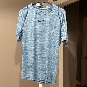 Nike Pro Dri-Fit Light Blue Tee